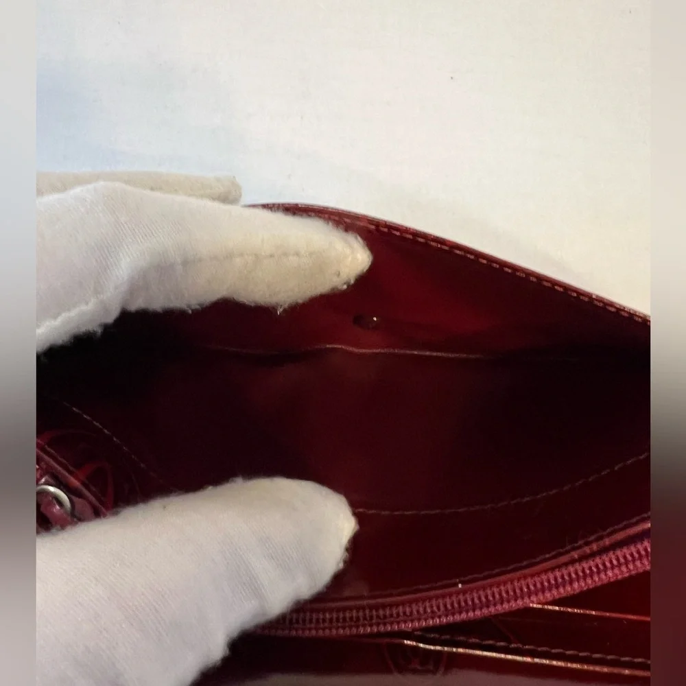 Cartier Happy Birthday Patent Leather Bifold Long‎ Wallet